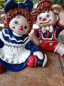 Vintage/Nostalgic/ Collectable/Raggedy Ann & Andy Ceramic Doll 1970 Byron Mold - Picture 1 of 12