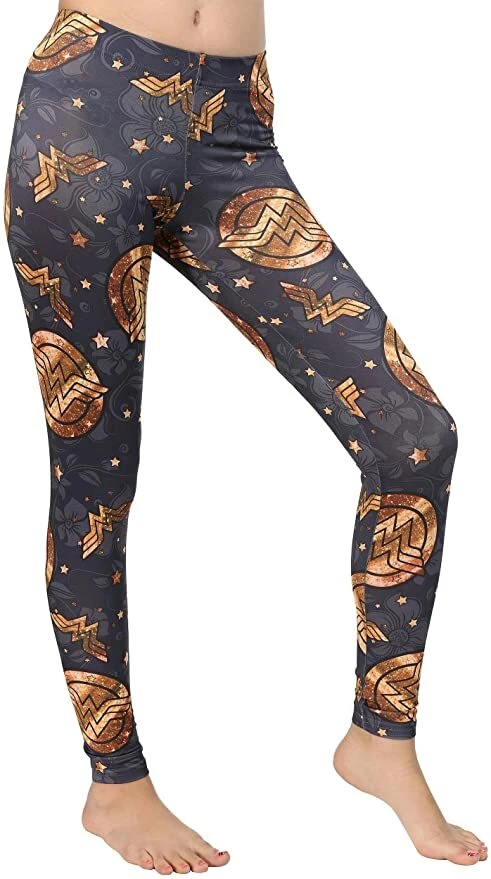 Leggings para junior DC Comics Wonder Woman con estampado integral Foto 1 de 1