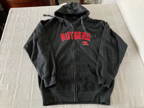 Cadre Rutgers Full Zip Sweatshirt Hoodie Jacket Unisex Sz Small TS3 Cover