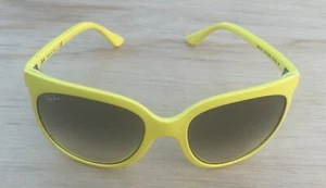 Occhiali da sole RAY-BAN design GATTI 1000 RB 4126 754/32 con taschino donna giallo - Foto 1 di 7