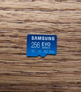Carte micro SD Samsung EVO Select 256 Go - Photo 1 sur 1