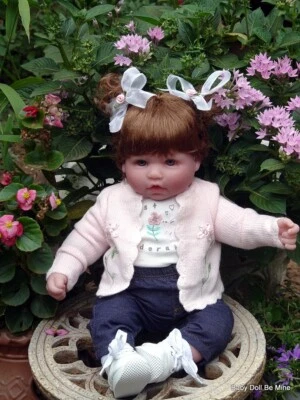 New Berenguer 17" Toddler Doll with Makeover "Grandma's Girl" Paci Box Extras - Image 1 of 4