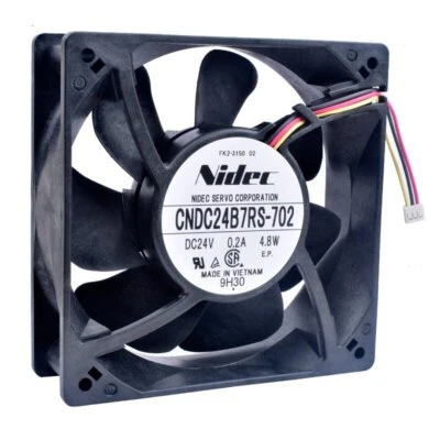 CNDC24B7RS-702 120mm 120x120x38mm DC24V 0.20A 4.8W Axial flow fan cooling fan - Image 1 of 4