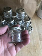  24 unidades de 0.3 fl oz Mini botellas de vidrio con tapa de  metal Botella de deseos pequeños vacíos frascos de vidrio (24, 0.3 fl oz) :  Industrial y Científico