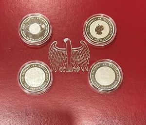 ALEMANIA 10 euro 2004 Copa del mundo de fútbol, Alemania 2006 PROOF CON CAJA - Imagen 1 de 3