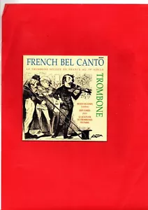 Trombone - Benny Sluchin - French Bel Canto Trombone - 1990 CD - Picture 1 of 2