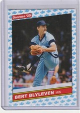 Bert Blyleven 2020 Donruss Baby Shark Emoji Minnesota Twins
