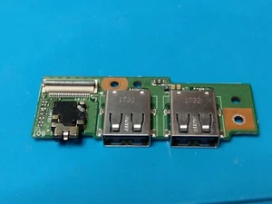 MEDION E6436 SCHEDA CON 2 PORTE USB E JACK AUDIO E15S IO REV2.1 69N0FZG10B01-01 - Foto 1 di 3