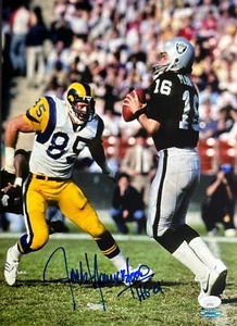 Jack Youngblood Signed 11x14 Rams Photo JSA AR03808 - Picture 1 of 2