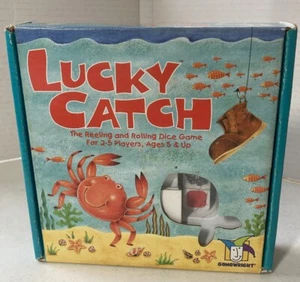 VINTAGE Lucky Catch COMPLETE Gamewright 2001 Fish Kids Memory Matching - Picture 1 of 6
