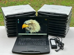 Panasonic Toughbook CF-54 i5-5300u 8GB New 512GB SSD Win11p LTE/Serial port - Picture 1 of 7