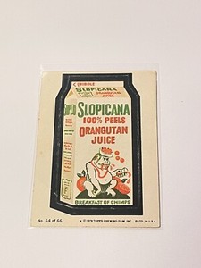 1979 Topps Wacky Packages Slopicana   **027476