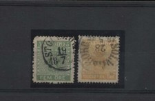 Svezia 1858 Stemma 2 valori 5o. + 24o. usati N1444