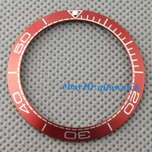 38 mm rot Titan matte Lünette Einsatz für 40 mm Automatikuhren - Bild 1 von 4