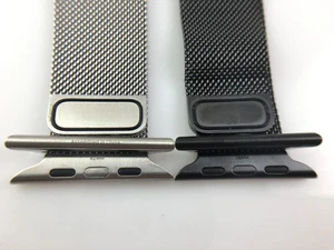 Cinturino Originale Apple Watch Serie 10 9 8 7 SE Ultra Acciaio Inox Milanese Loop - Foto 1 di 16