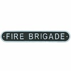 BRAND NEW FIRE BRIGADE CAST IRON SIGN