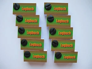10 Geocaching Logbücher micro gefächert, für Filmdose,Logbuch - Bild 1 von 5