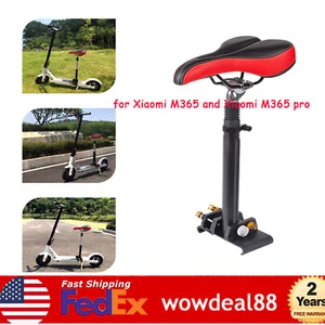 Universal Scooter Seat Cushion Aluminum Alloy Rod + Saddle Height Adjustable New - Picture 1 of 12