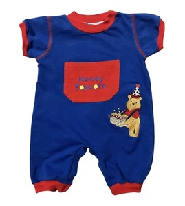 Mameluco De Colección Disney Winnie the Pooh Bebé Talla 3 M Meses Palomitas de Maíz Miel Bordadas - Imagen 1 de 10