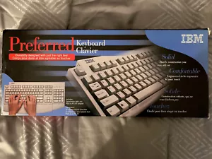 VINTAGE! IBM Preferred Clavier PS2 Keyboard 28L3584 - NEW IN ORIGINAL BOX! - Picture 1 of 2