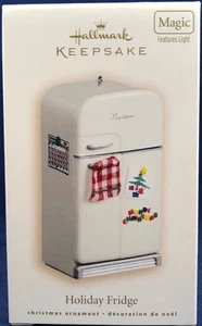 Hallmark 2007 Holiday Fridge Refrigerator Ornament Magic Light - Picture 1 of 3