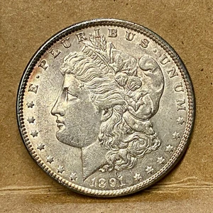 DÓLAR MORGAN 1891 BONITO AU-UNC - Imagen 1 de 2