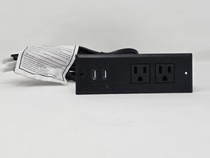 Möbel Stromverteiler (2 Power, 2 USB) Modell BY213, 120V, 12A - Bild 1 von 6