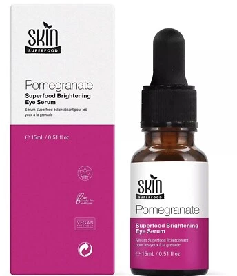 SKIN SUPERFOOD Vegan Pomegranate Brightening Eye Serum 100% Natural - Image 1 of 4