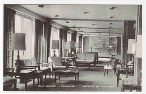 Postal de Main Lounge Fairhaven Whitewater Wisconsin - Imagen 1 de 1