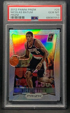 2012-13 NICOLAS BATUM Prizm Silver PSA 10! Blazers, Clippers Refractor! POP 6!