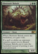 Obstinate Baloth x4 4x M11 NM - LP MTG