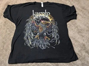 Lamb Of God T-Shirt Herren XL Schwarz 2022 North American Tour Kurzarm Tultex - Bild 1 von 3