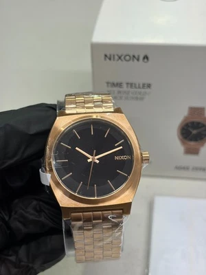 Reloj Nixon A045-2598 - Time Teller todo oro rosa/negro rayos de sol Foto 1 de 4