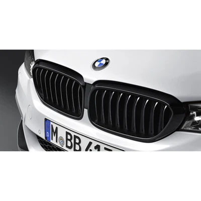 Rejilla Delantera BMW M Performance Izquierda + Derecha Brillante Negro - Imagen 1 de 3