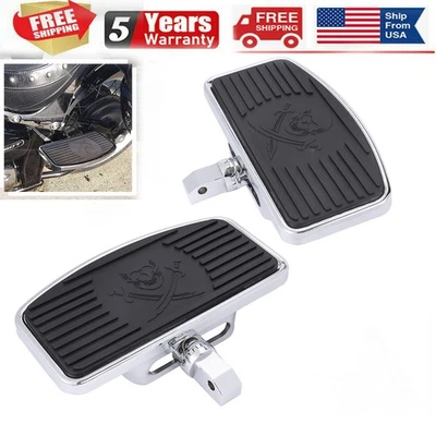 Passenger Footboard Floorboard for Suzuki C50 VL400 VL800 Honda VTX1300 VTX1800 - Image 1 of 4