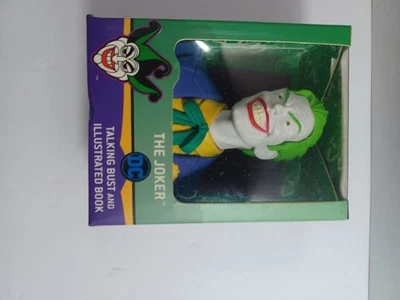 Busto parlante y libro ilustrado de DC Comics The Joker coleccionable de Warner Bros. Foto 1 de 3