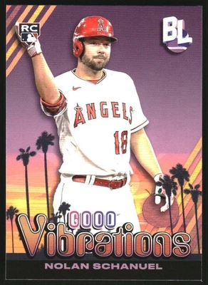 2024 Topps Big League Good Vibrations #GV21 Nolan Schanuel - BB - Image 1 of 2