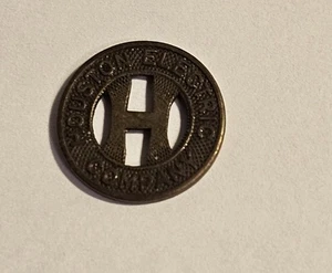 Vintage Huston, TX Metall Bus / Transit Token #2021 - Bild 1 von 2