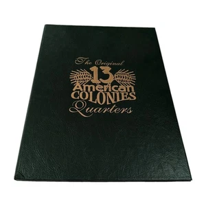 Littleton Album The Original 13 American Colonies Quarters Book With Coins - Picture 1 of 8