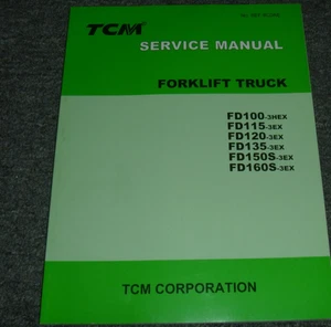 TCM FD150S-3EX Carrello elevatore carrello elevatore officina manuale riparazione n. SEF-8C0AE xo - Foto 1 di 8