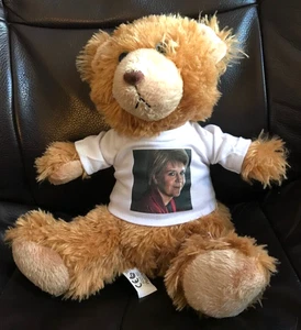 NICOLA STURGEON, SNP POLITICAL PARTY 8 inch TEDDY BEAR Scotland - Picture 1 of 1