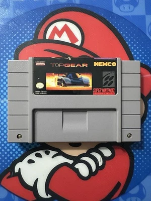Top Gear (Super Nintendo, SNES, 1992) - Image 1 of 2