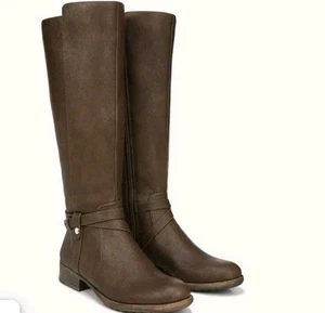 Life Stride 9,5 braun XTROVERT Reitstiefel weites Kalbsdesign Kunstleder - Bild 1 von 13