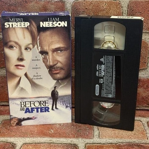 Before And After VHS Used Meryl Streep Liam Neeson Drama 1996 Hollywood Pictures - Picture 1 of 3