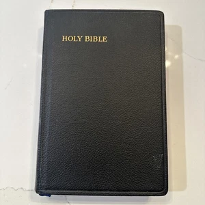 The Holy Bible KJV Red Letter Edition King James Version Concordance Black Unrea - Picture 1 of 8