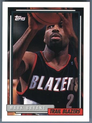 1992-93 Topps Portland Trail Blazers Mark Bryant #235 - Image 1 of 2