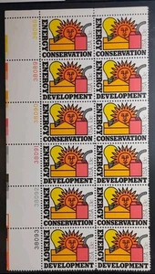 US 1723 .13c Energy Con Plate Block of 12 MNH VF 1977 - Picture 1 of 1