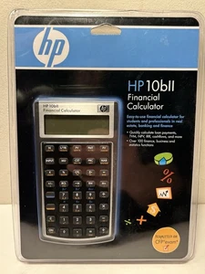 Hewlett Packard HP-10BII HP10bii Financial Calculator New - Picture 1 of 6