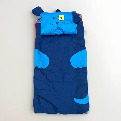 New VTG Gymboree Sleeping Bag Puppy Dog Blue Nap Daycare Preschool Travel Boy - Image 1 of 4