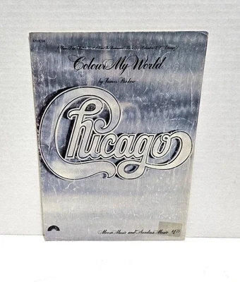 Colour my World by James Parkow Recorded by Chicago Sheet Music 1970 - Image 1 of 2